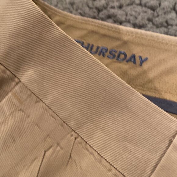 Bonobos Weekend Warrior Thursday Khaki Straight Leg Slacks Pants Size 35/36 - Picture 7 of 9